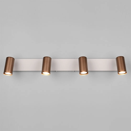 Opbouwspot Taryn 4-lichts mokka bruin Trio 4017807685657