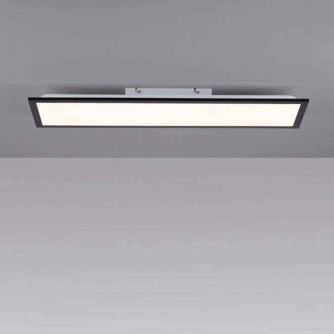 Led plafondlamp Flat 80 bij 25cm zwart Paul Neuhaus 4043689982089