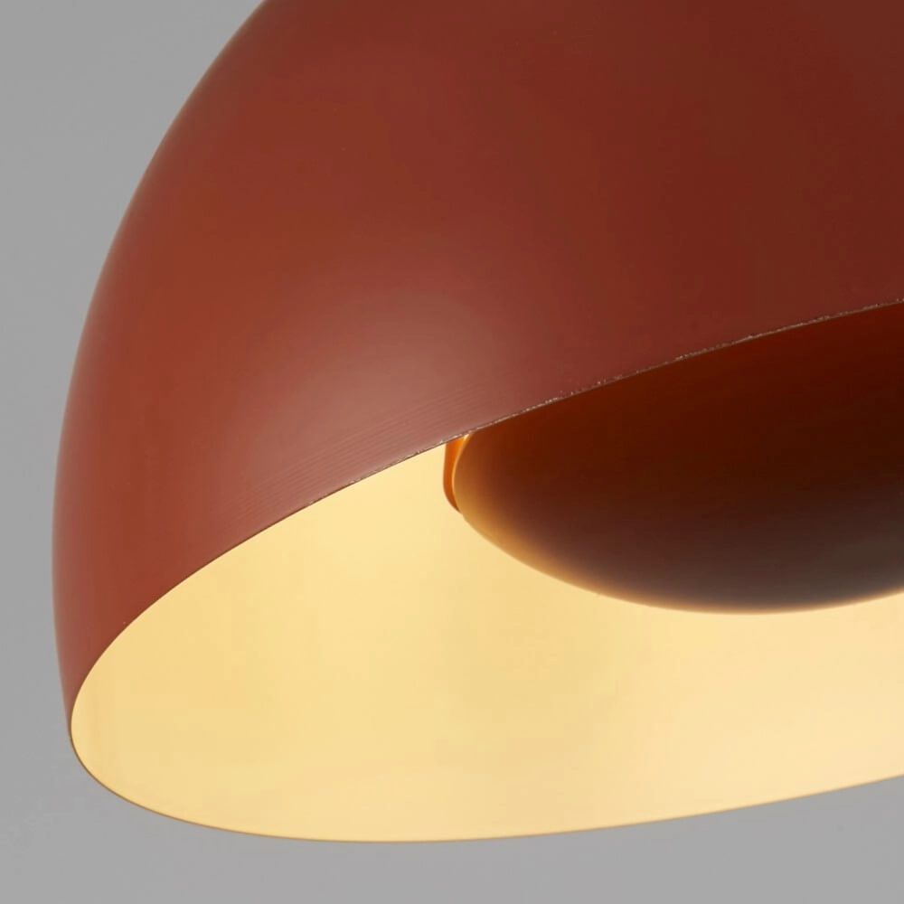 Oranje hanglamp Mars kap 31cm hoog Searchlight 5053423274317