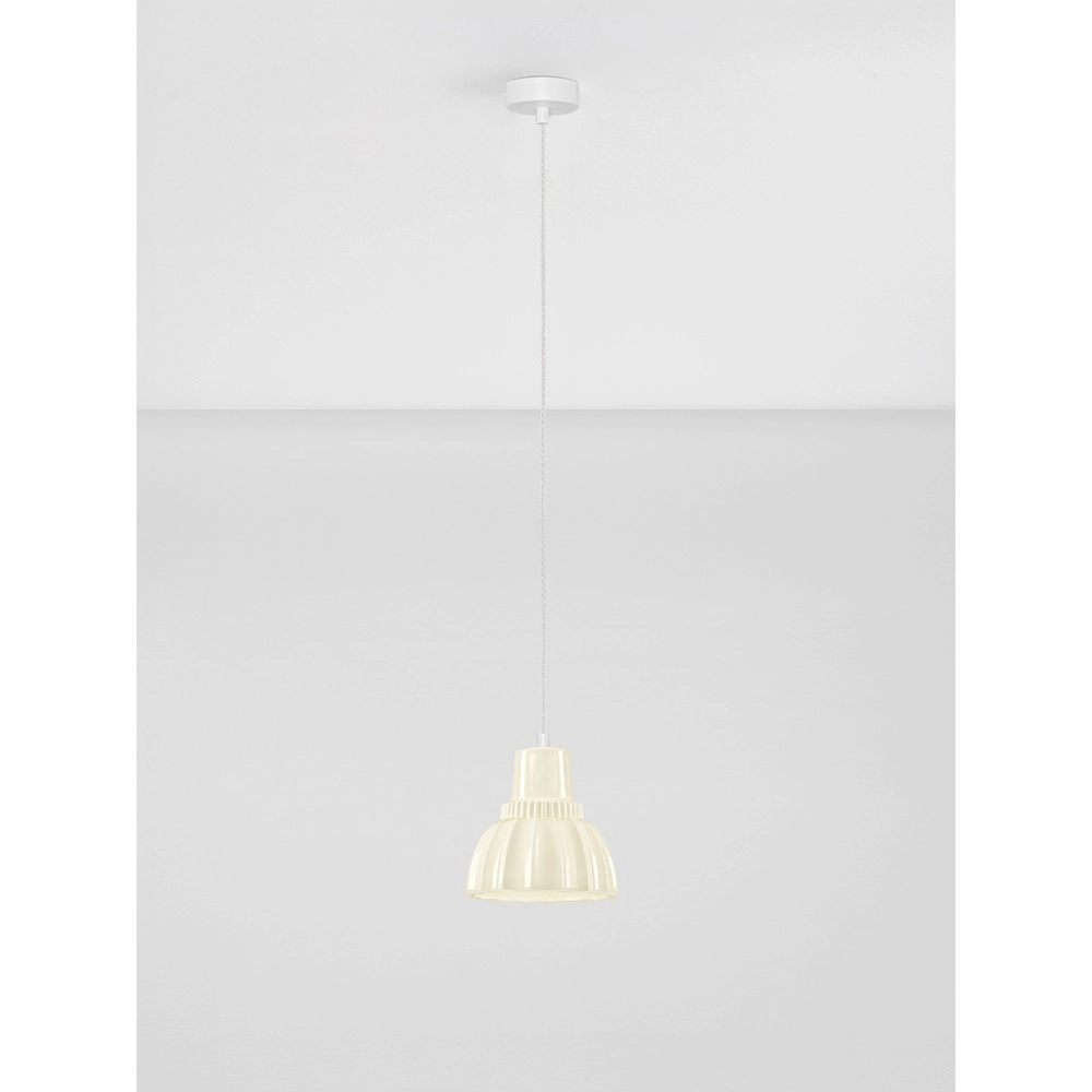 Hanglamp Picco wit met crème Lyora 5212017495402