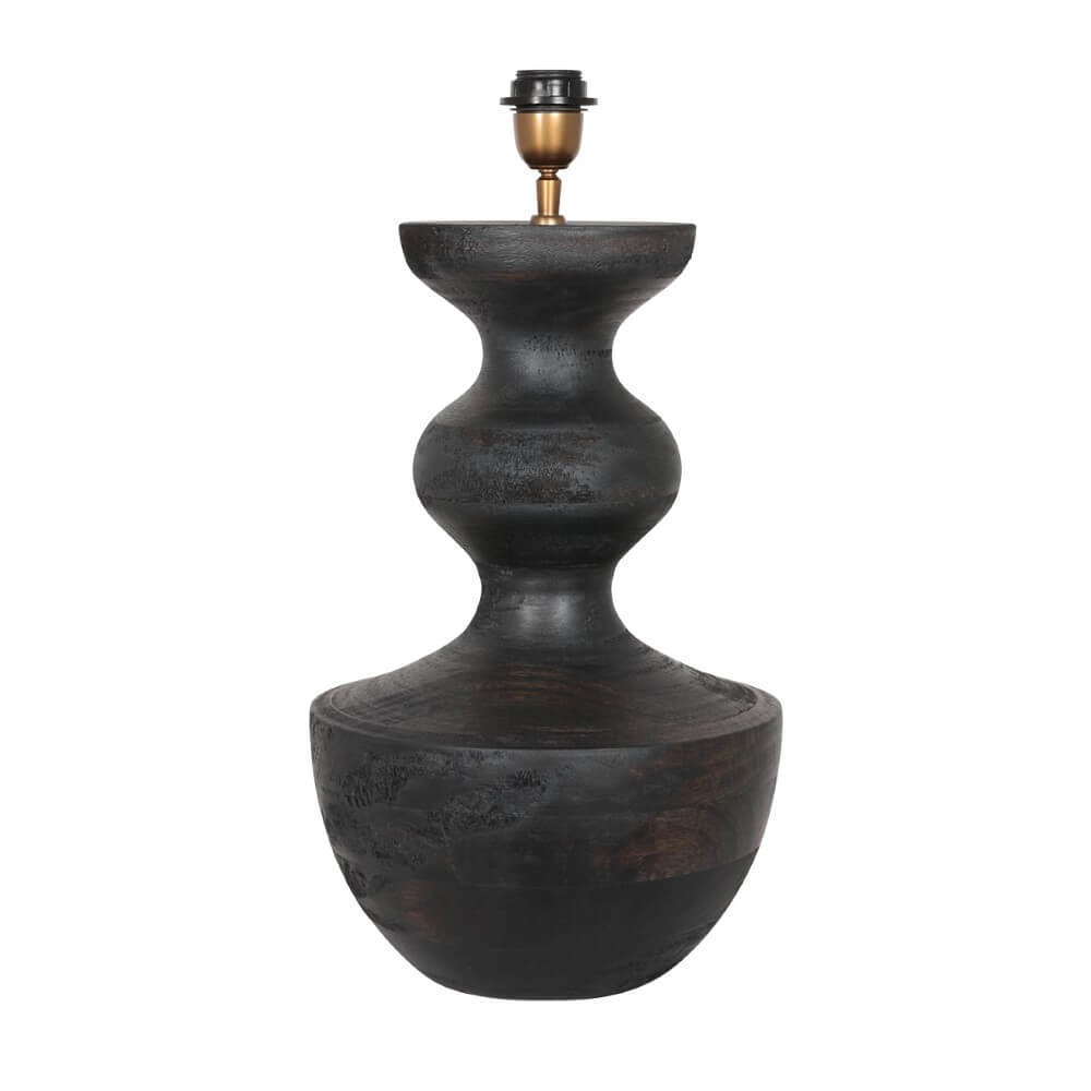 Landelijke schemerlamp Lyons S met gouden velours kap Steinhauer 8712746166682