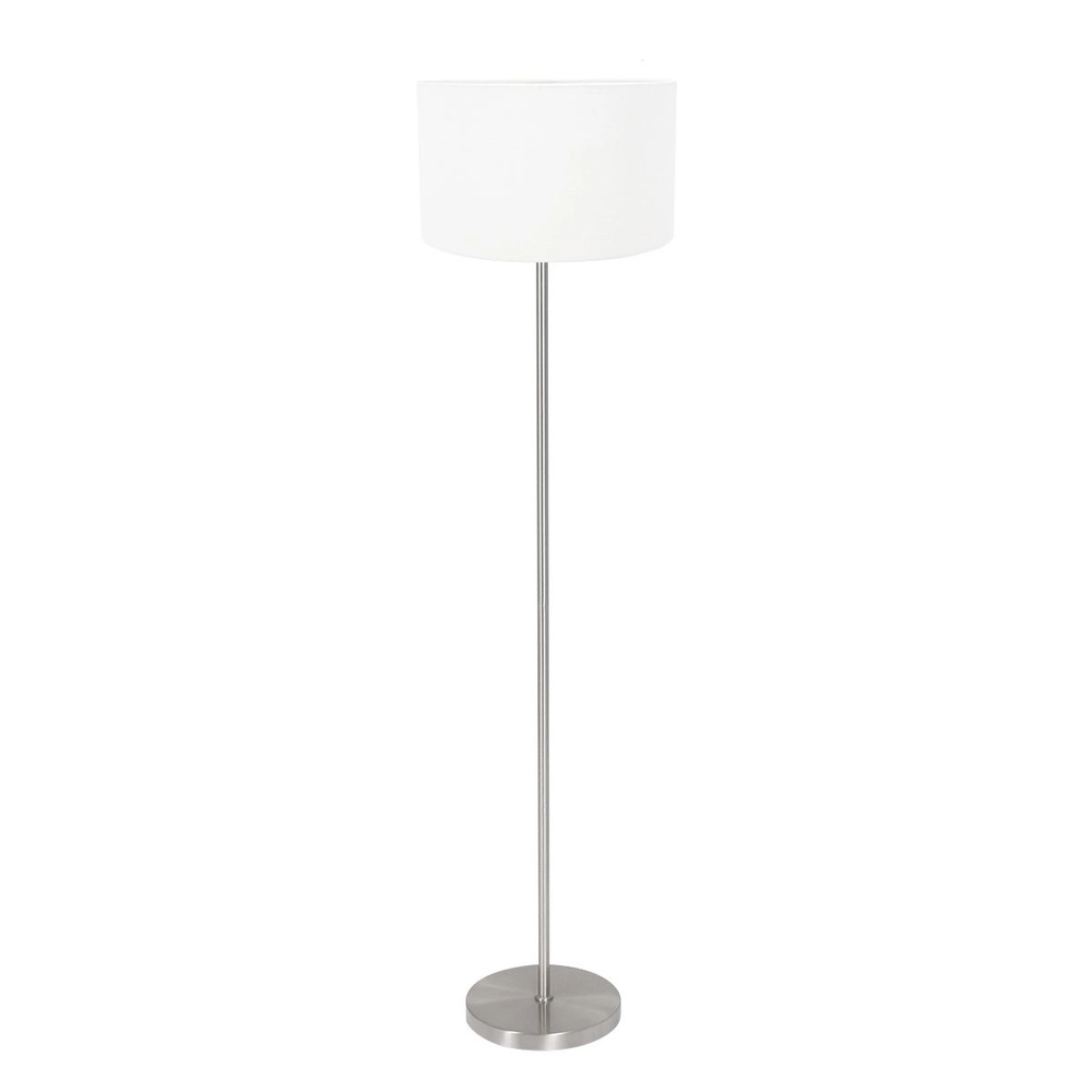 Vloerlamp Noor met witte kap