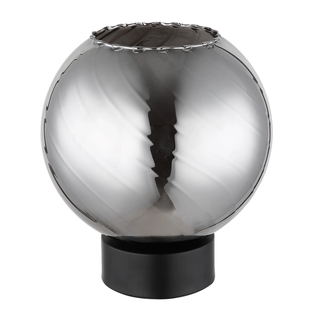 Tafellampje Ulf zwart met smoke Globo 9007371528707