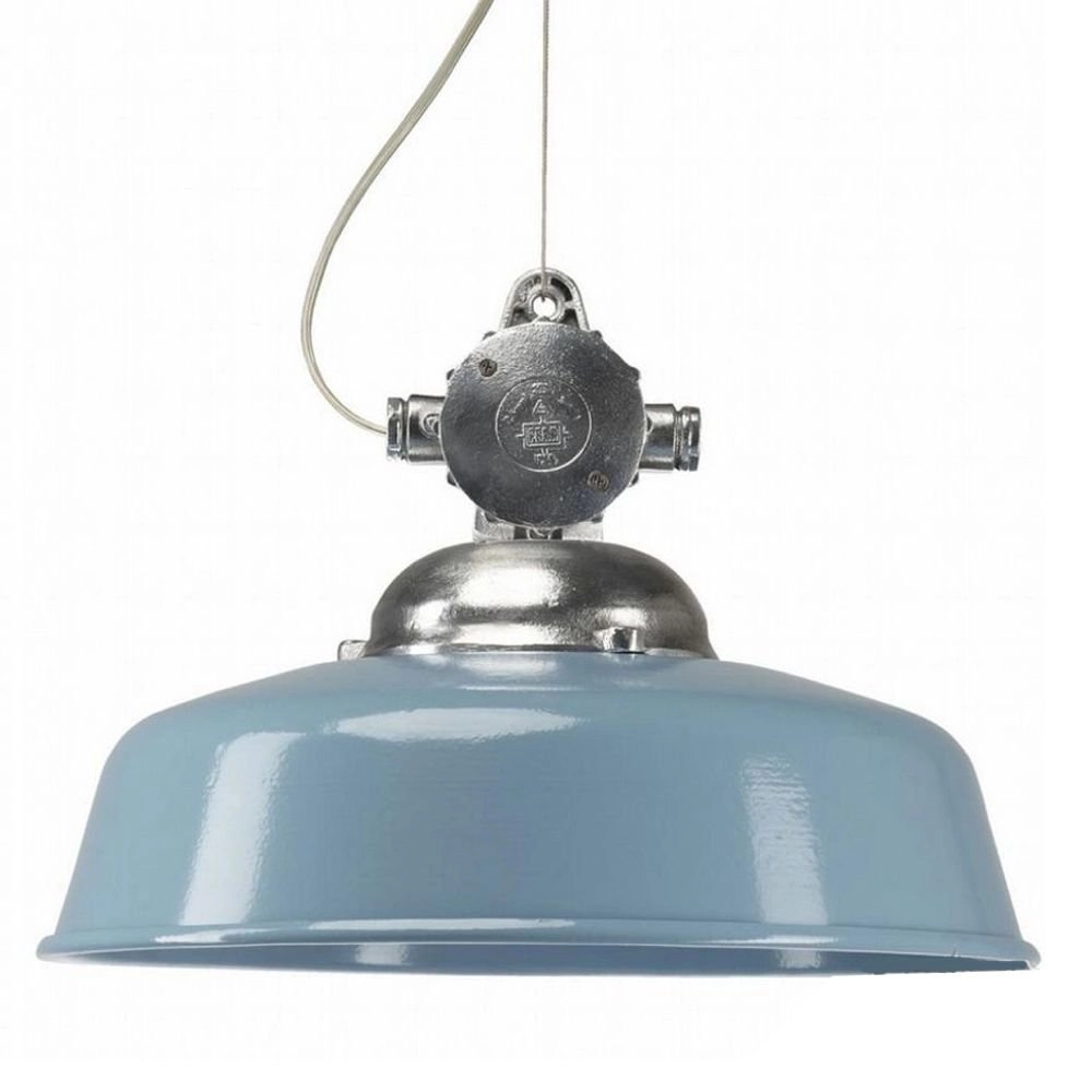 Hanglamp Detroit Industry retro blauw
