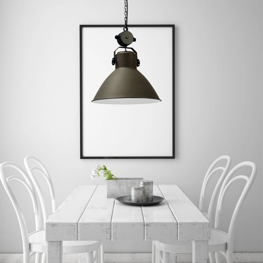 Stoere industrie hanglamp Industria 44 antraciet Masterlight 8718121239583