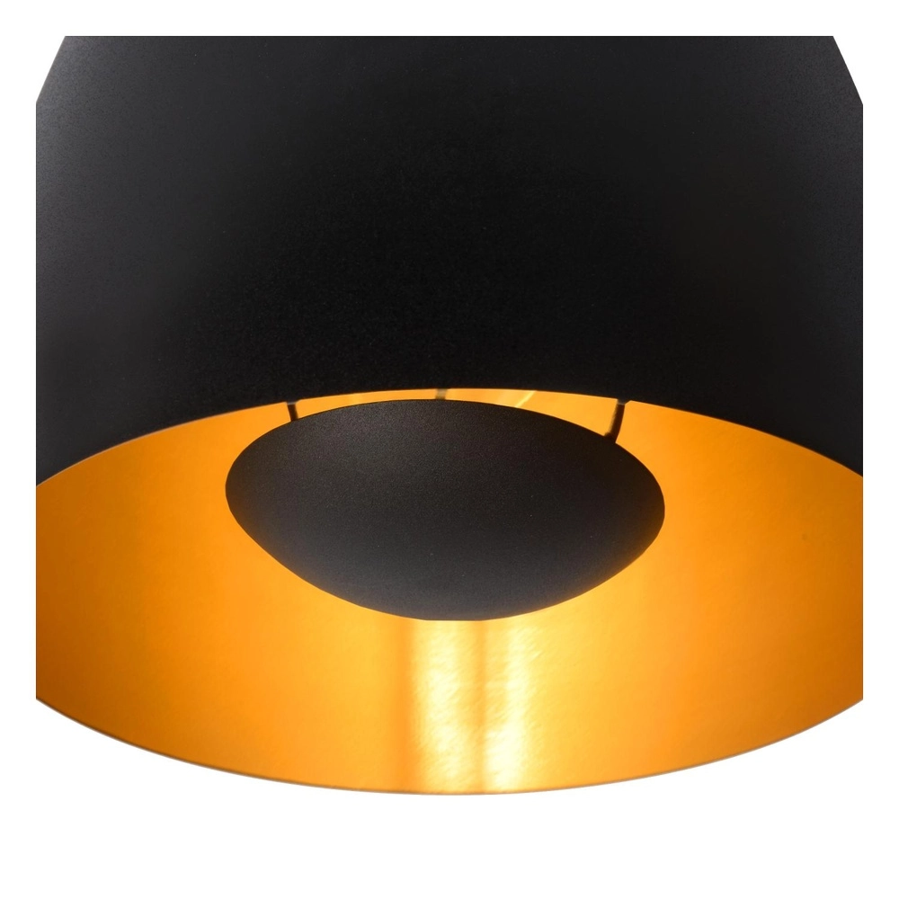 Plafondlamp Nolan Ø 24cm zwart Lucide 5411212302854