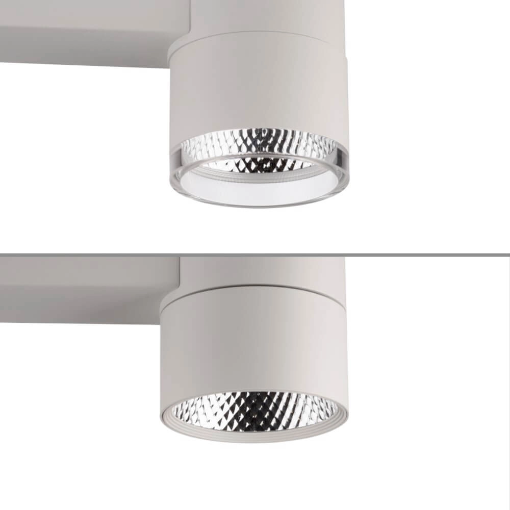 Witte plafondlamp Pure Nola 2-lichts Paul Neuhaus 4012248374542