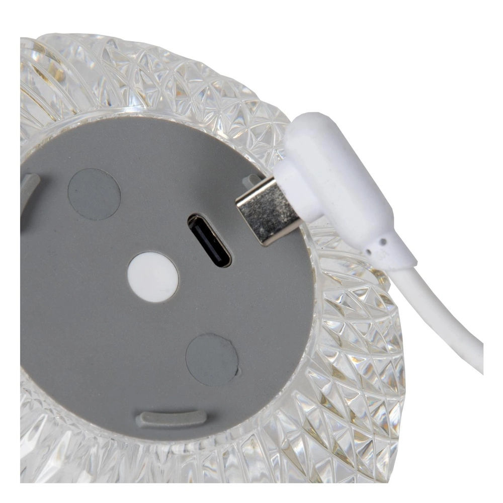 Gouden tafellampje Cintra oplaadbaar Ø 11cm - 2700K Lucide 5411212134493