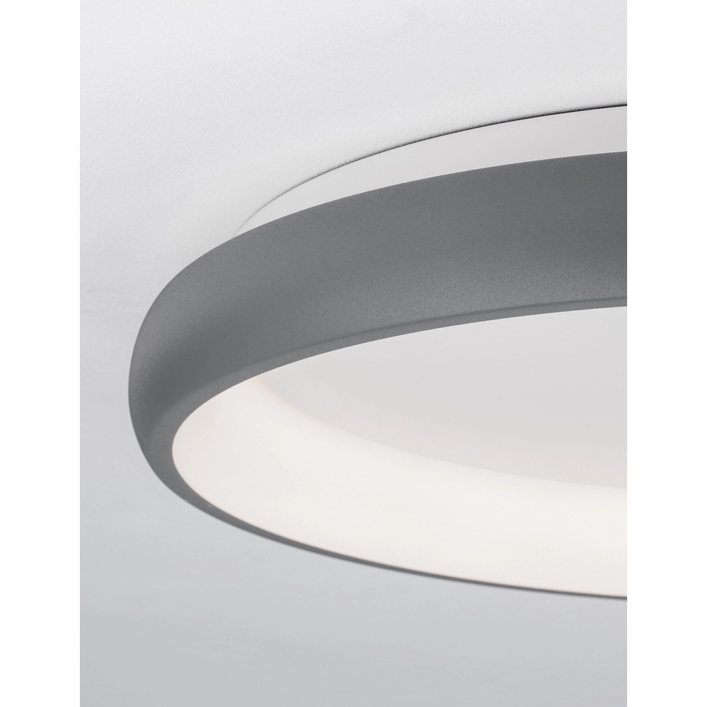 Plafondlamp Albi grijs Ø 61cm Lyora 5212017419569