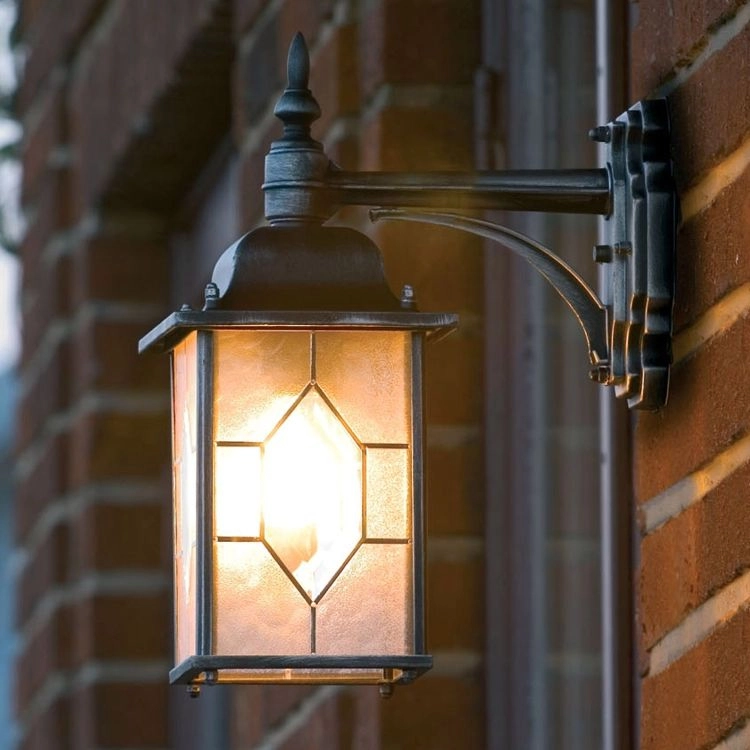 Buitenlamp Milano Down zwart zilver gevlamd KonstSmide 7318302487591