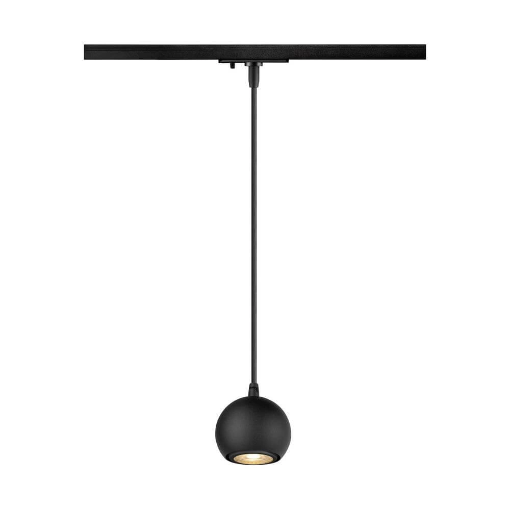 Hanglamp voor rail Light Eye 90 zwart 1-fase Ø 9cm