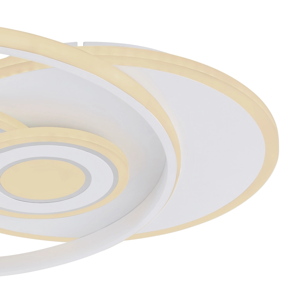 Design plafondlamp Roderick wit rond 3000-6000K Globo 9007371408528