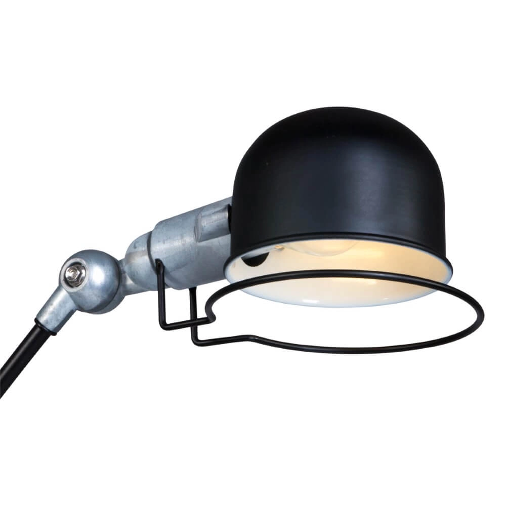 Landelijke bureaulamp Davin zwart met vintage grijs Steinhauer 8712746102017