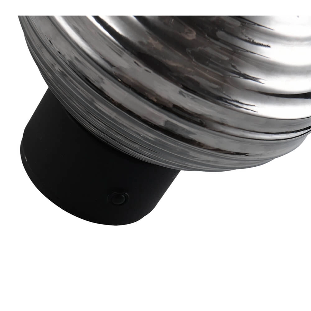 Wandlamp Earl smoke glas oplaadbaar Trio 4017807643404