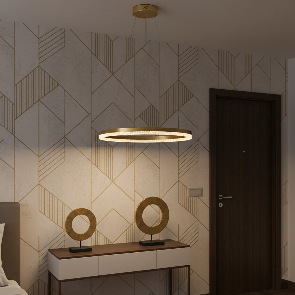 Hanglamp Adria goud Ø 60cm