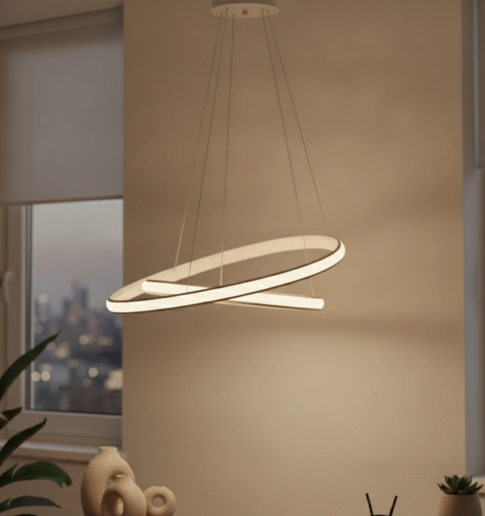 Design hanglamp Aries wit Ø 59cm