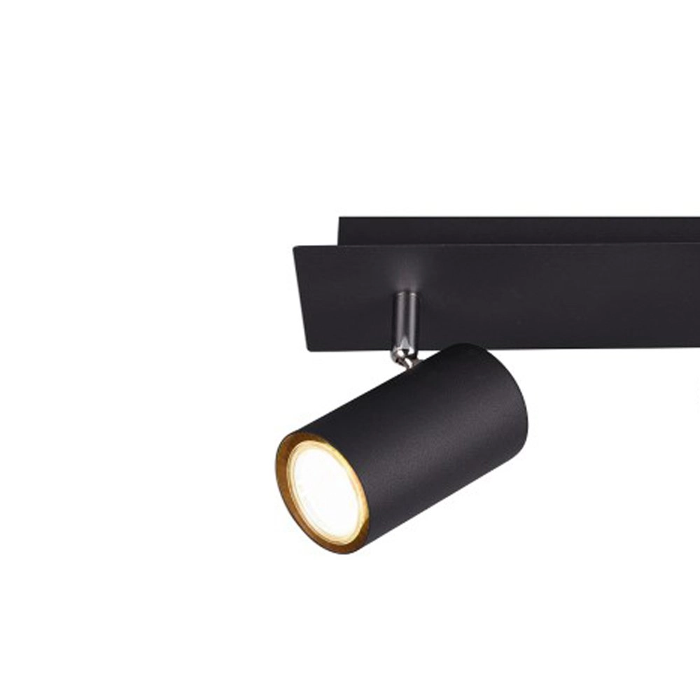 Spot Marley 2-lichts mat zwart Trio 4017807408638