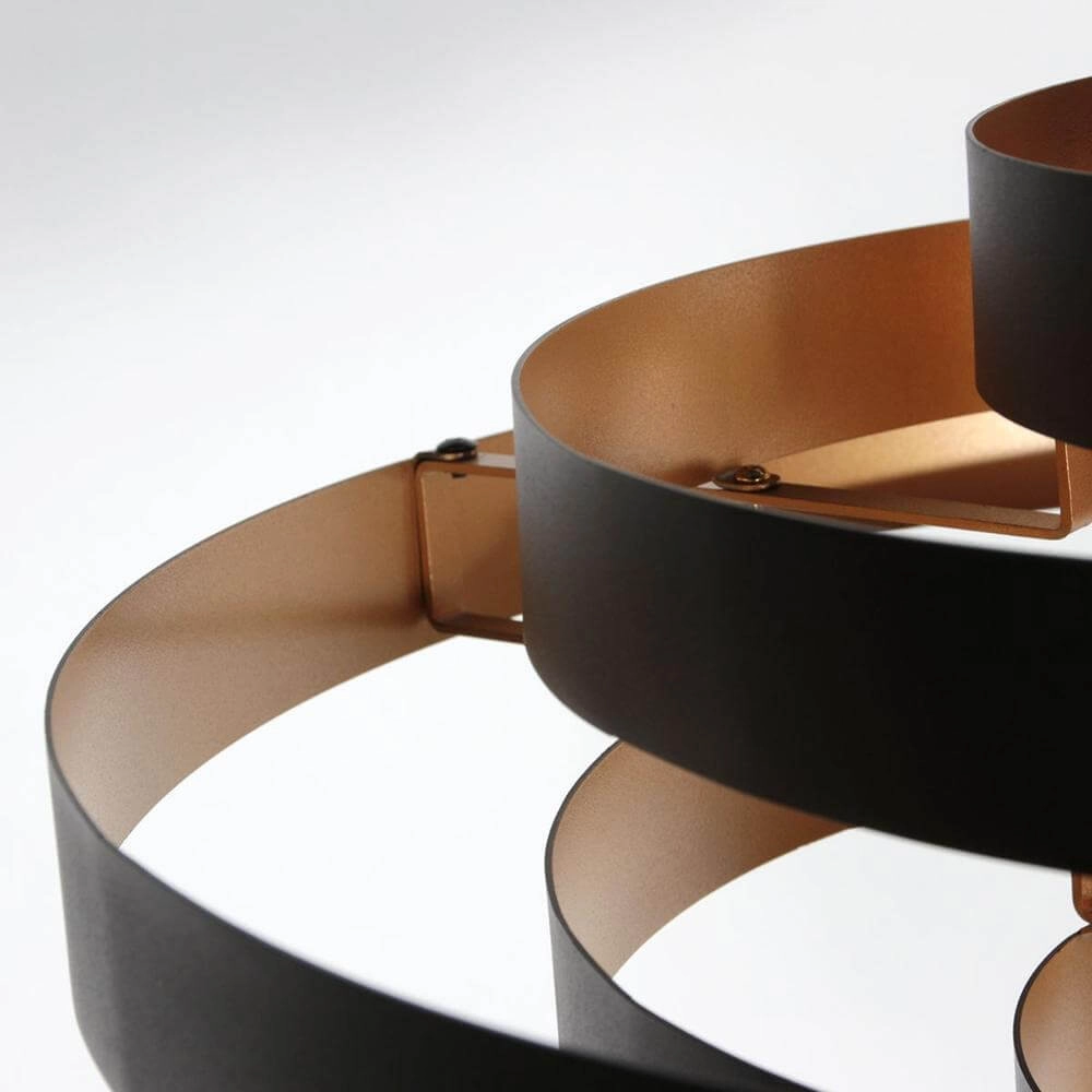 Design hanglamp Halo Cirque zwart Ø 50cm Steinhauer 8712746178333