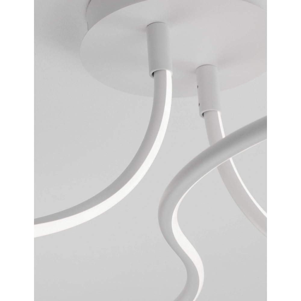 Plafondlamp Fungo krul wit Lyora 5212017419897