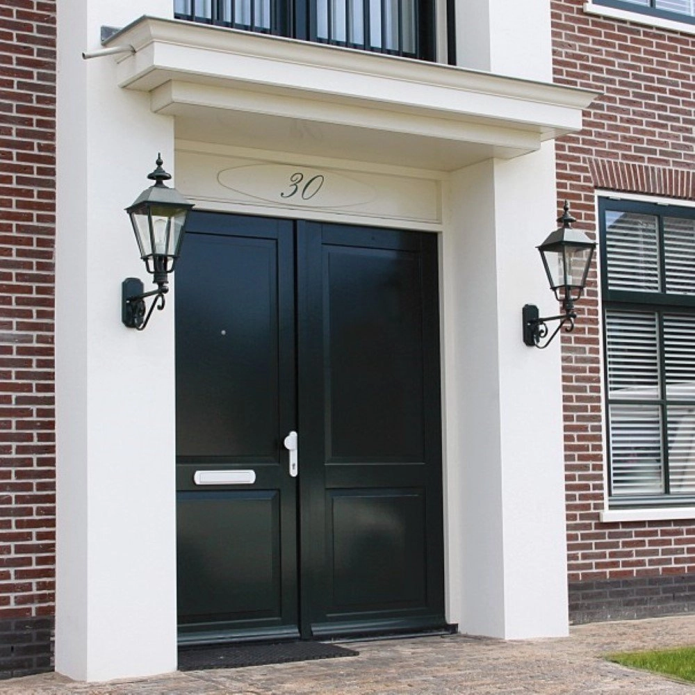 Nostalgische wandlamp Mijdrecht zwart KS Verlichting 8714732718448