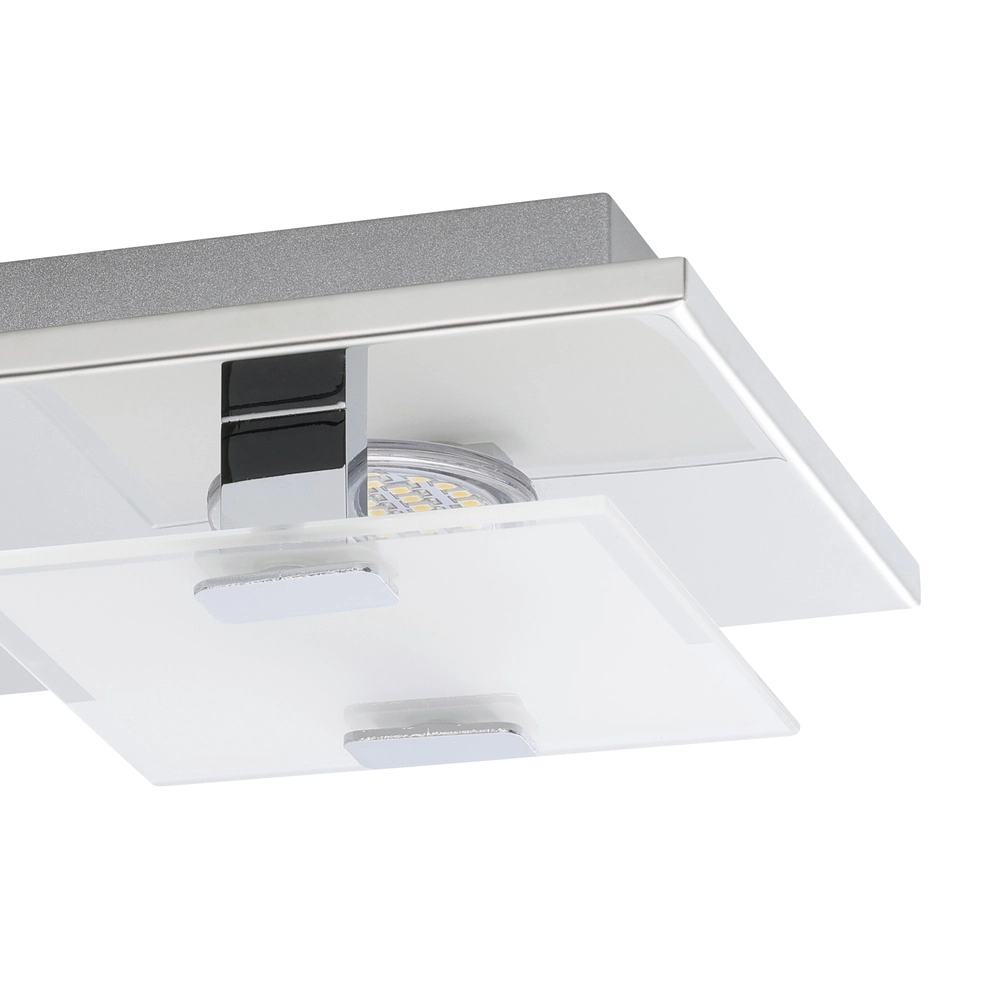 Moderne plafondlamp Vicaro 2-lichts chroom Eglo 9002759933128
