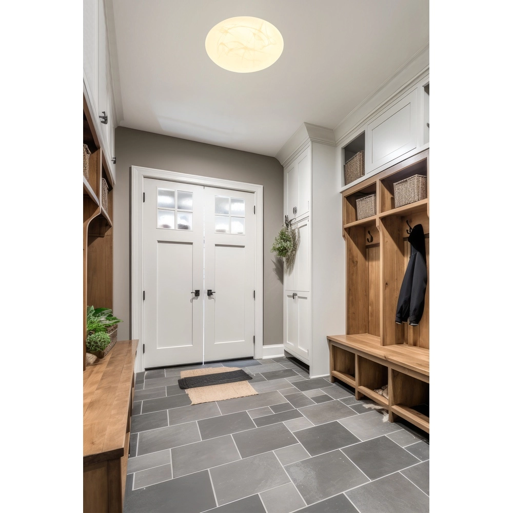 Plafonniere Maya Ø 40cm - 3-staps CCt Searchlight 5053423297798