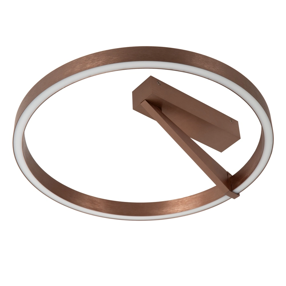 Design plafondlamp Applause Ø 40cm - koffie bruin - met afstandsbediening Premium by Lucide 5411212221797