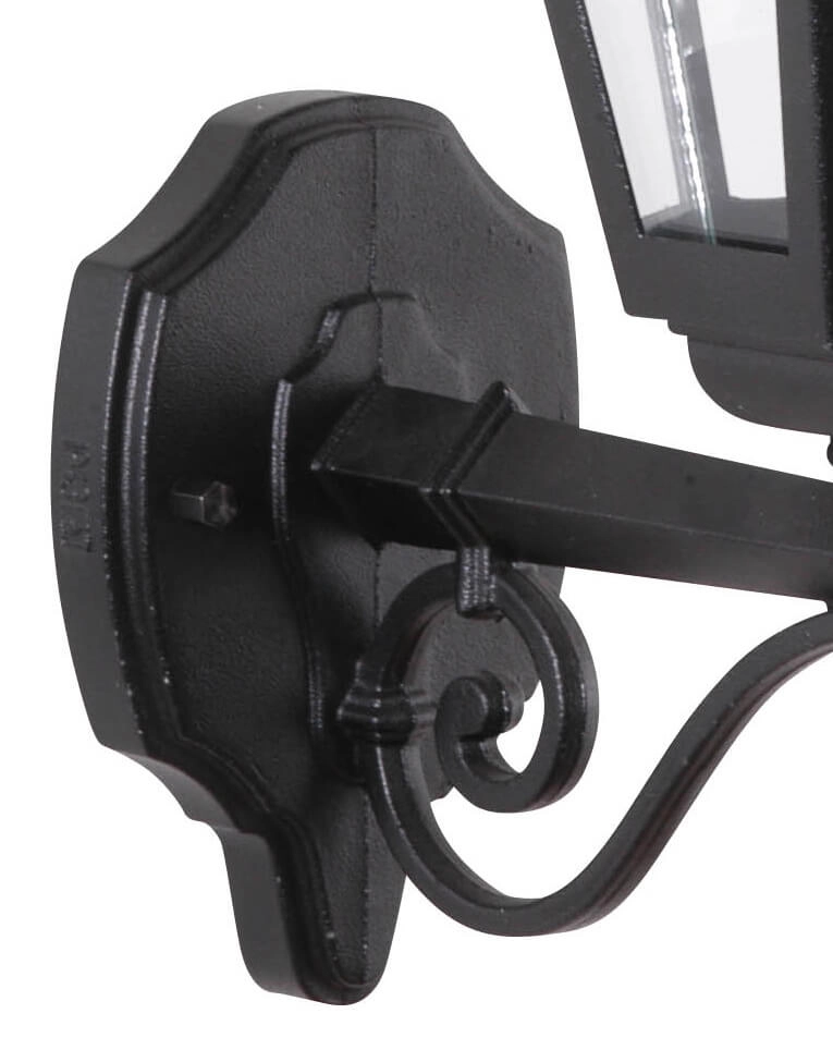 Muurlamp klassiek Teccia Up 50cm zwart Franssen 8019093023034