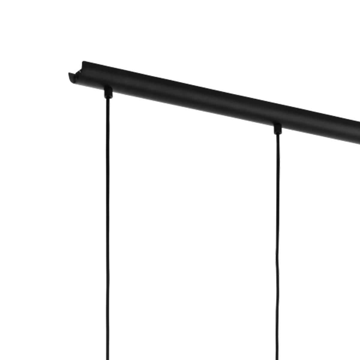 Hanglamp Carlton 1 zwart met roodkoper Eglo 9002759499914