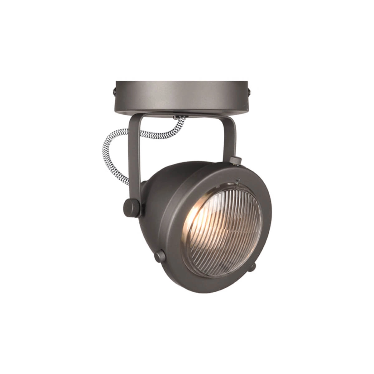 Industriële spot Moto led grijs