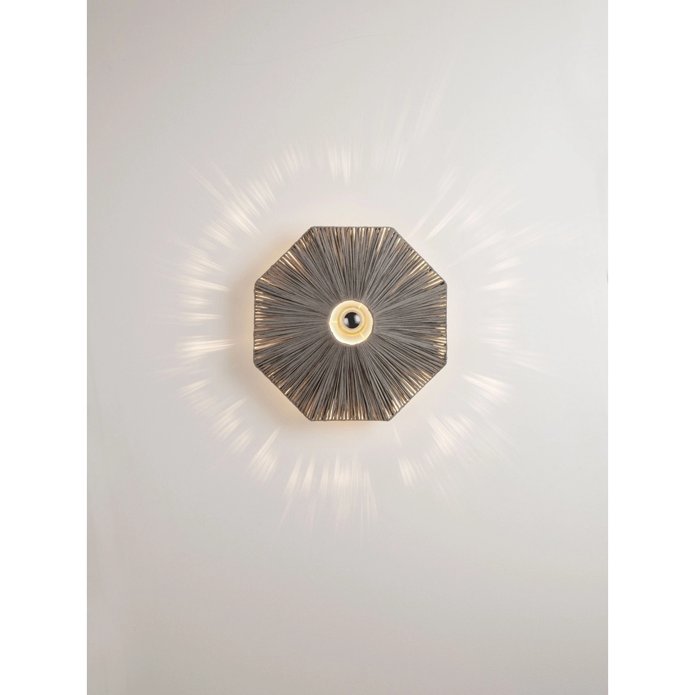 Wandlamp Elvio grijs Ø 45cm Lyora 5212017493897