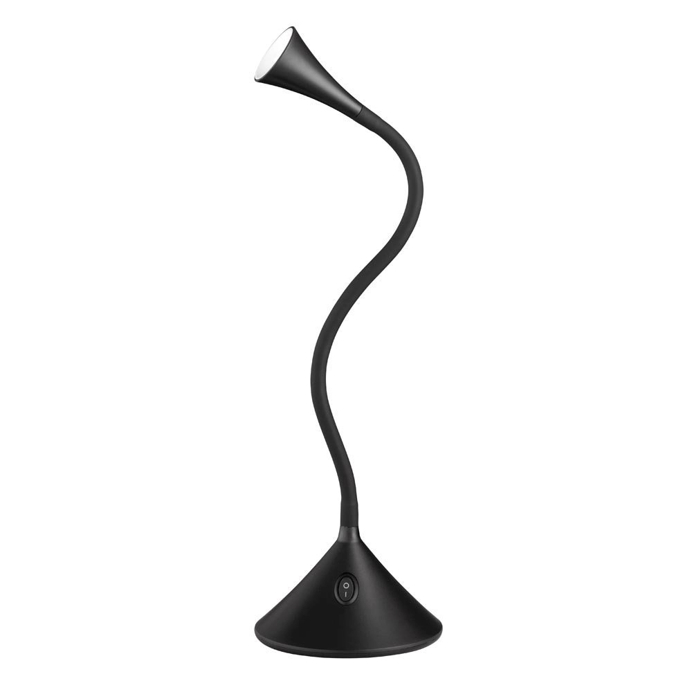 Wand of tafel leeslamp Viper zwart Trio 4017807292831