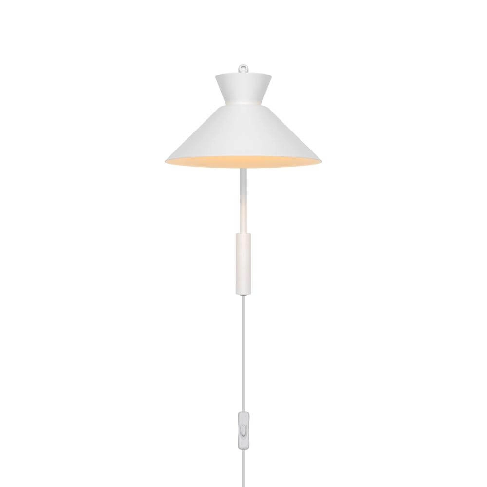 Strakke wandlamp Dial wit Nordlux 5704924012037