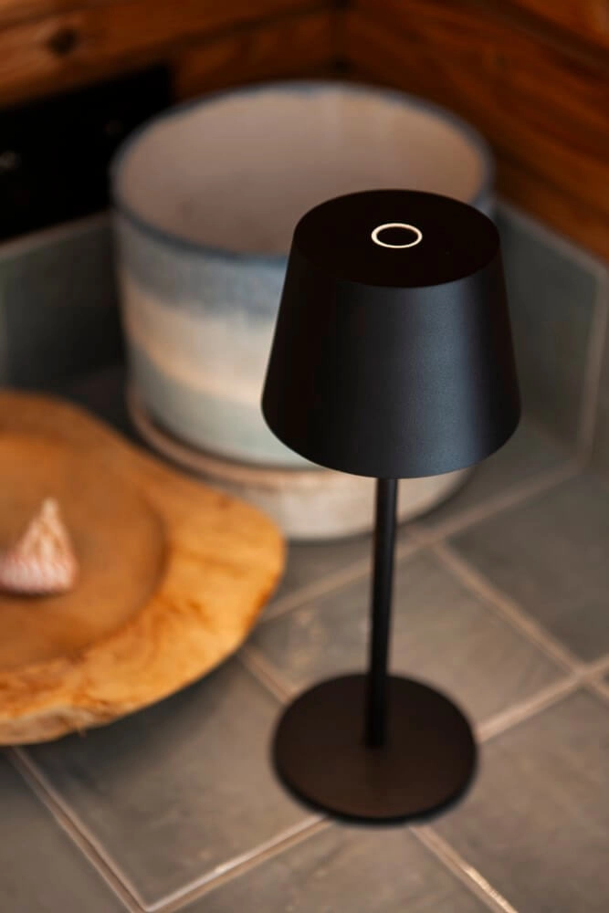 Zwarte tafellamp Roble design Lutec 6939412089539