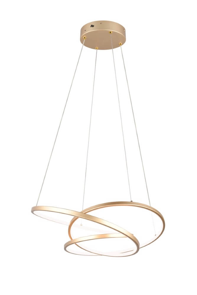 Vide hanglamp Darvin goud - 62cm Trio 4017807616040