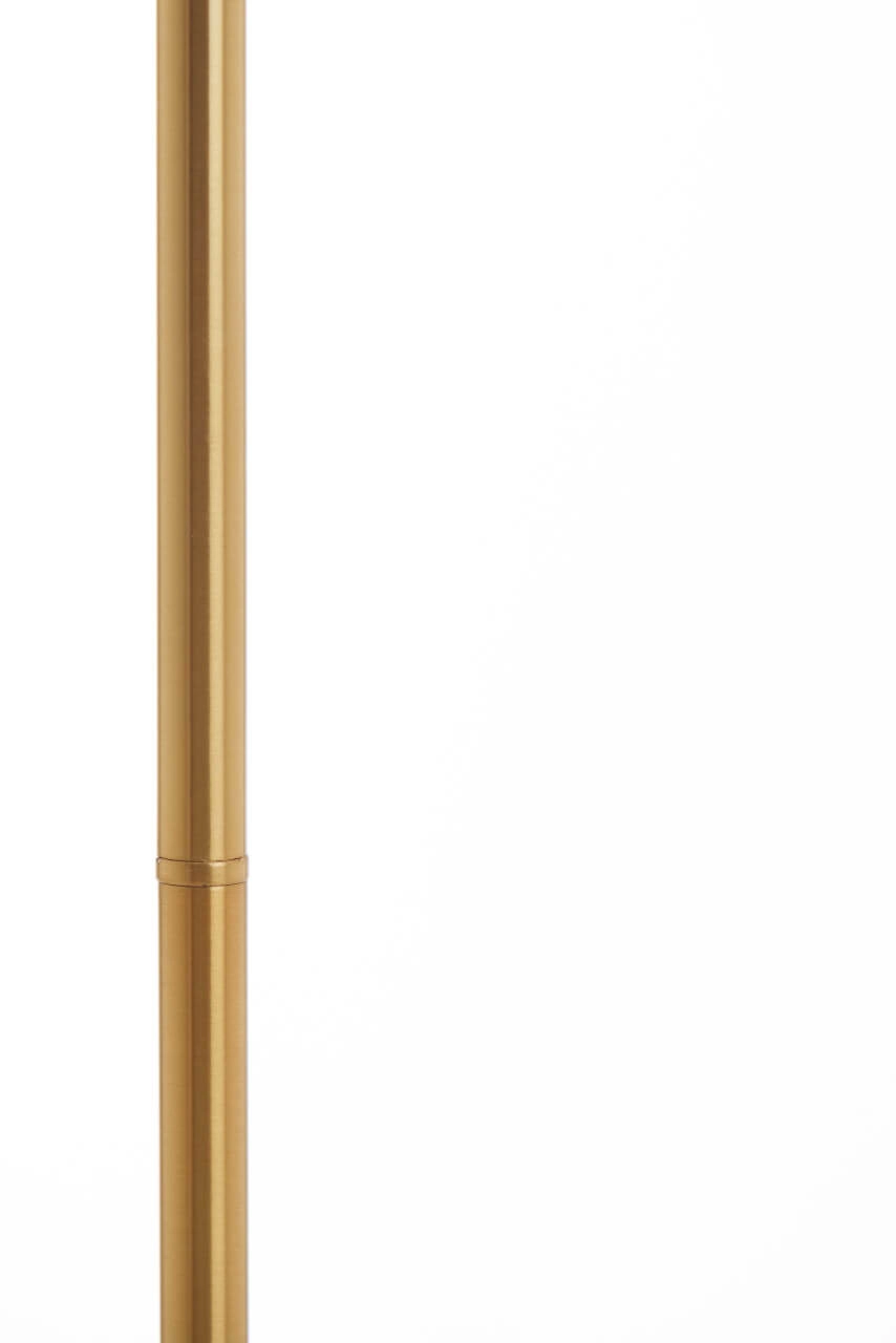 Gouden vloerlamp Medina met smoke glas Light & Living 8717807696979