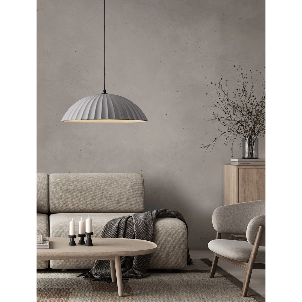 Hanglamp Ammos grijs Ø 50cm Lyora 5212017469038