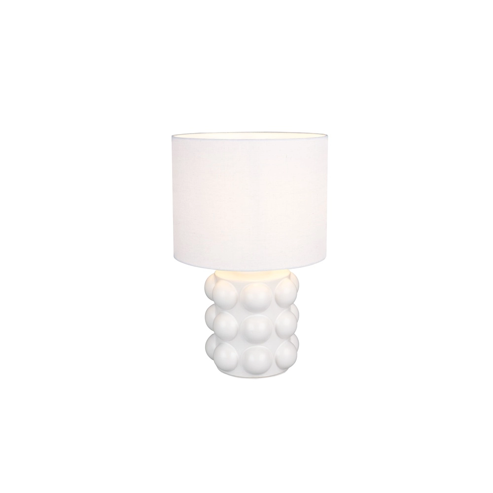 Tafellamp Kate wit Ø 30cm Trio 4017807662597