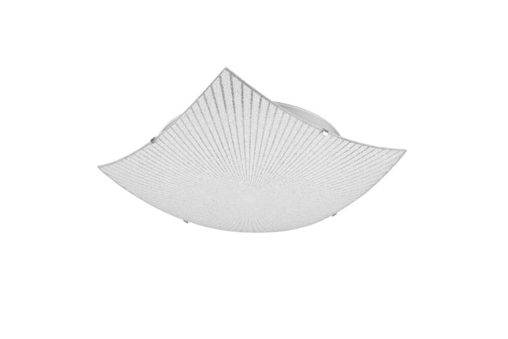 Glazen plafondlamp Elisa 40x40 cm Trio 4017807522051