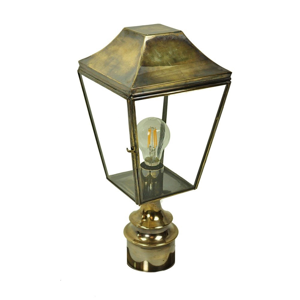 Landelijke buitenlamp Knightbridge 58cm - koper gevlamd (AB) Limehouse