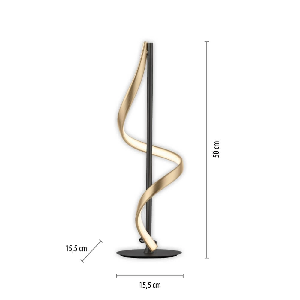 Design tafellamp Q-Swing antraciet Paul Neuhaus 4012248373798