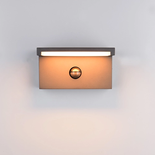 Moderne wandlamp Ravi antraciet met sensor Trio 4017807686890