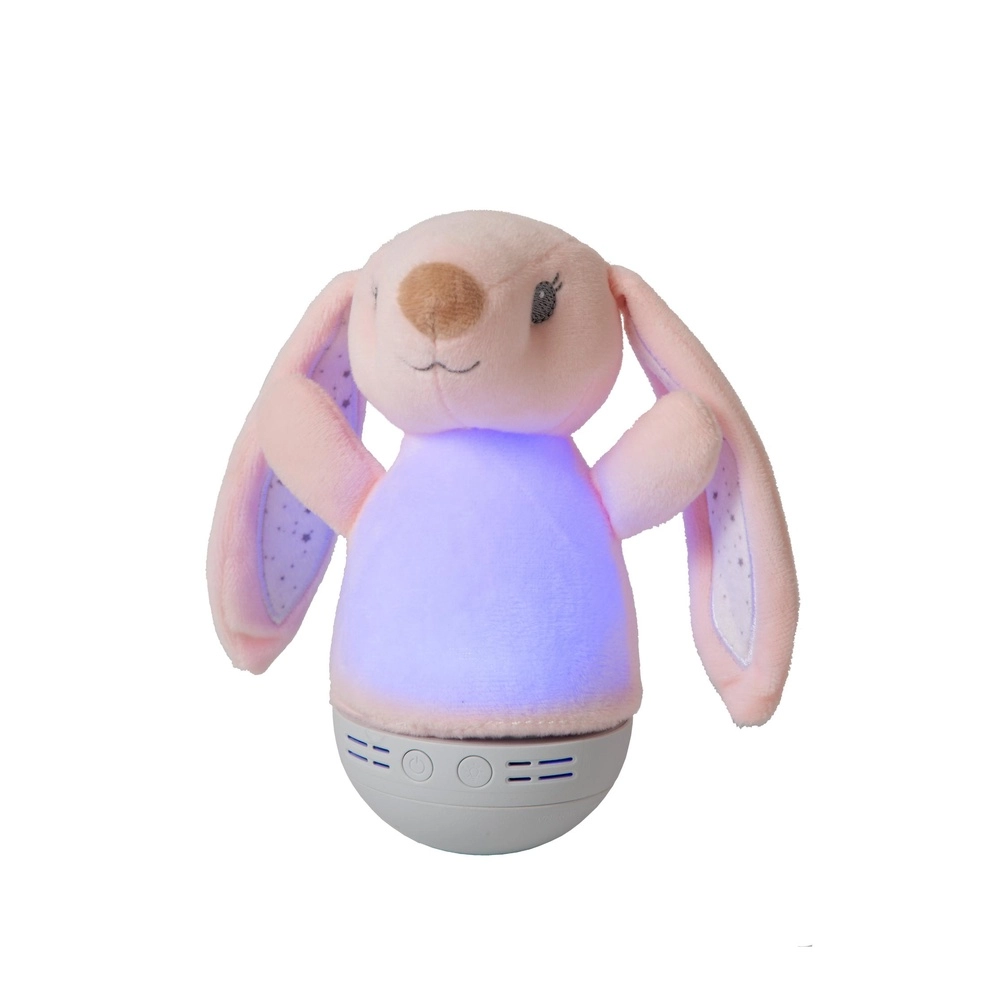 Nachtlampje Dolly op batterij met muziekfunctie - roze Lucide 5411212771476