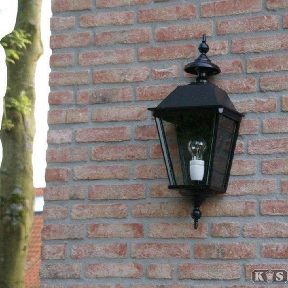 Muurlamp nostalgie Delft L zwart KS Verlichting 8714732131643