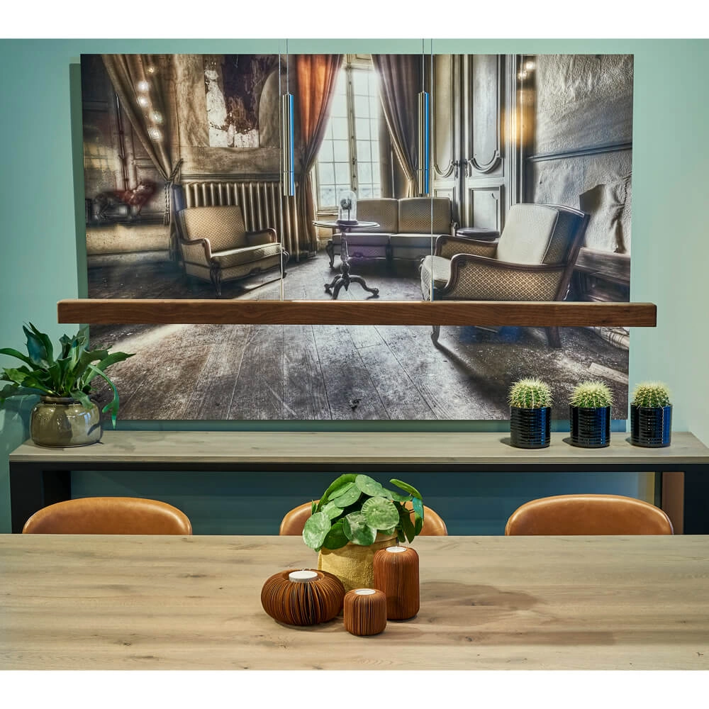 Hanglamp up & down Leonora 121 cm - walnut oiled HerzBlut 4021273026289