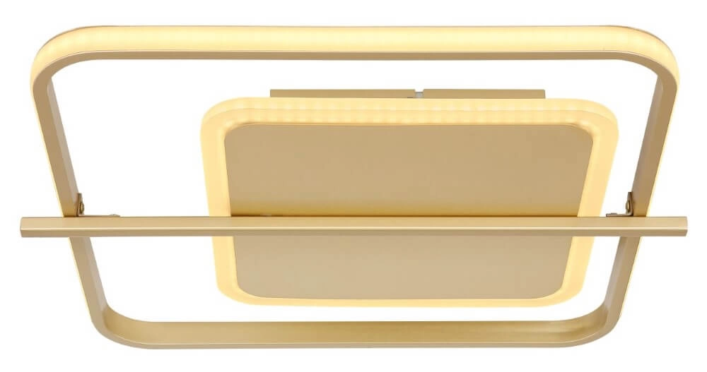 Gouden plafondlamp Reball vierkant Globo 9007371435791