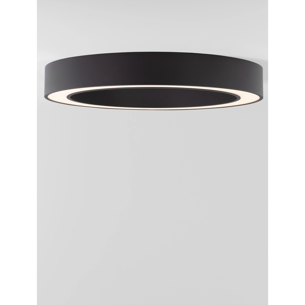 Plafondlamp Morbido zwart Ø 60cm