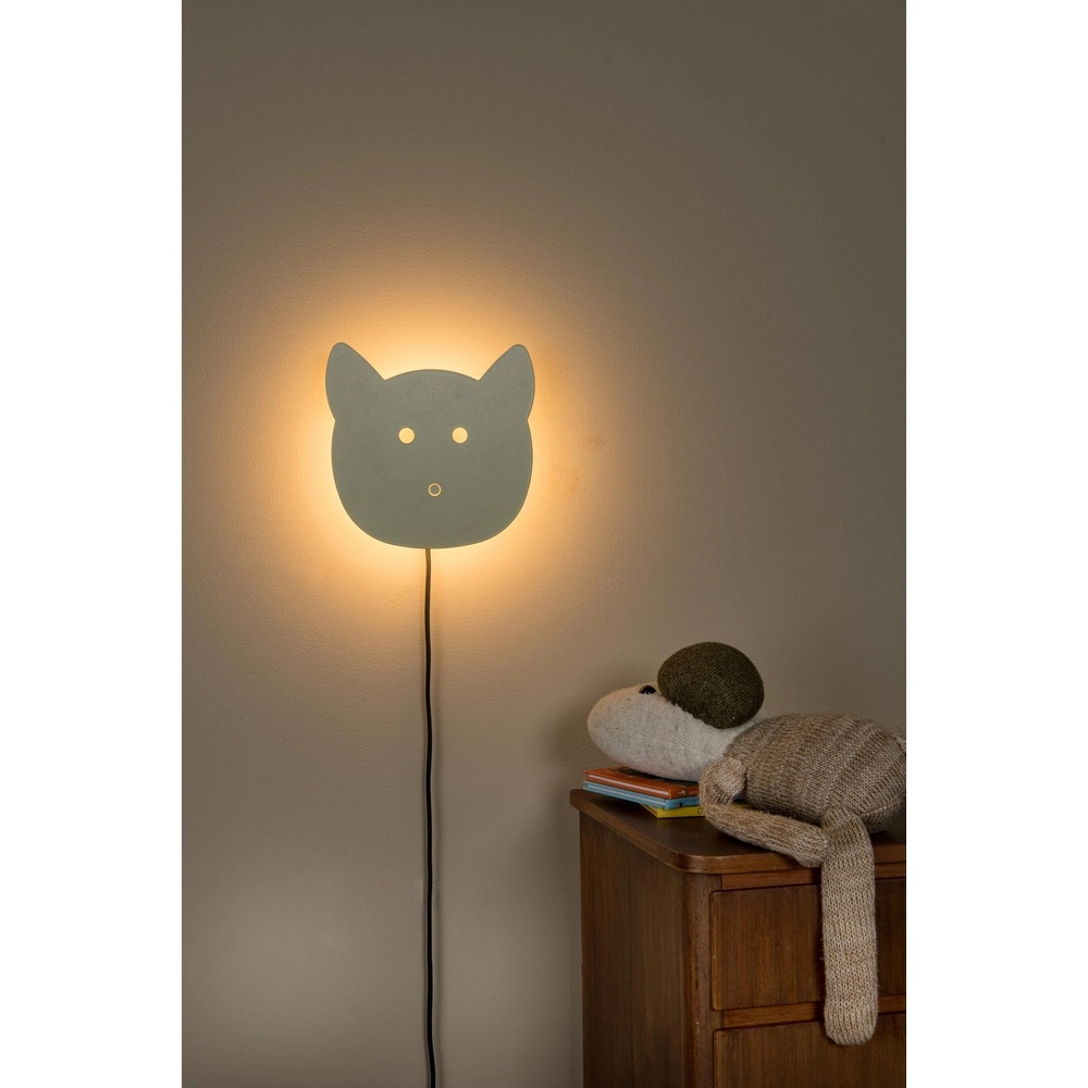 Kinderkamer wandlamp Charlie groen Lucide 5411212441768