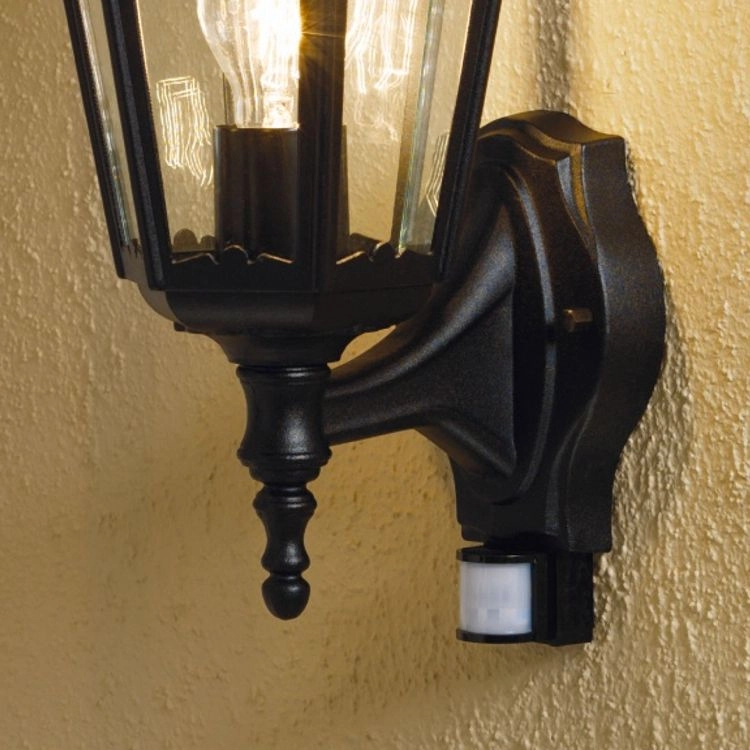 Buitenlamp Firenze met bewegingsmelder zwart KonstSmide 7318307236750