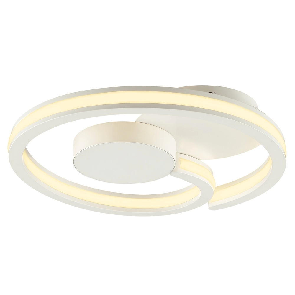 Witte plafondlamp Revola design Ø 40cm Brilliant 4004353477478